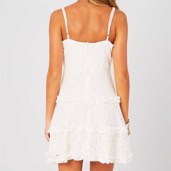 Floral Lace Ruffle Altar’d State Rosalie Dress - Picture 4 of 11